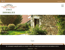 Tablet Screenshot of cabinetvinci.fr